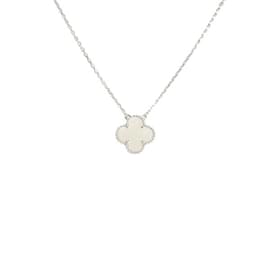 Van Cleef & Arpels-Van Cleef & Arpels Alhambra 18K White Gold Necklace-Other