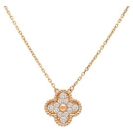 Van Cleef & Arpels-Collier en or rose 18k Van Cleef & Arpels Alhambra-Autre