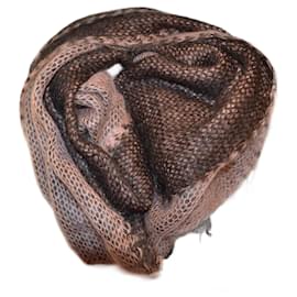 Dolce & Gabbana-écharpe-Marron,Rose