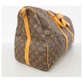 Louis Vuitton-Louis Vuitton Monogram Keepall Bandoulière 50-Marron