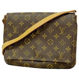 Louis Vuitton-Sac à épaule Musette Tango Monogram Louis Vuitton-Marron