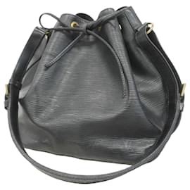Louis Vuitton-Sac à épaule Petit Noé Epi Louis Vuitton-Noir