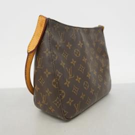 Louis Vuitton-Sac à main Louis Vuitton Monogram Looping MM-Marron