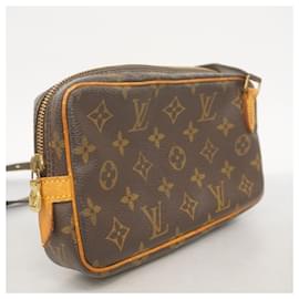 Louis Vuitton-Sac à bandoulière Louis Vuitton Monogram Pochette Marly-Marron