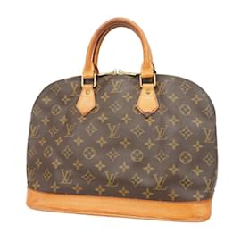Louis Vuitton-Sac à main Alma Monogram Louis Vuitton-Marron