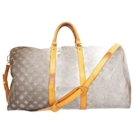 Louis Vuitton-Louis Vuitton Monogram Keepall Bandoulière 55-Marron
