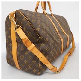 Louis Vuitton-Louis Vuitton Monogram Keepall Bandoulière 55-Marron