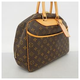 Louis Vuitton-Sac à main Deauville Monogram Louis Vuitton-Marron