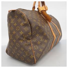 Louis Vuitton-Sac Boston Keepall 50 Monogram Louis Vuitton-Marron