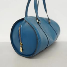 Louis Vuitton-Sac à main Louis Vuitton Epi Soufflot en bleu Toledo-Bleu