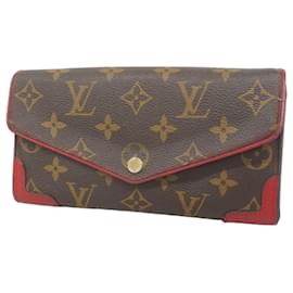 Louis Vuitton-Portefeuille long Monogram Retiro Portefeuille Sarah M41951 de Louis Vuitton-Marron,Fuschia