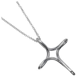 Tiffany & Co-Collier en argent croix Tiffany & Co.-Argenté