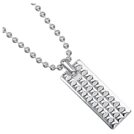 Tiffany & Co-Collier à clous carrés Tiffany & Co.-Argenté