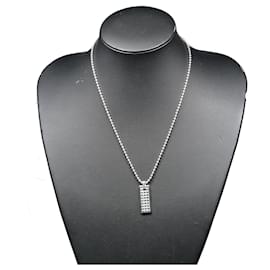 Tiffany & Co-Collier à clous carrés Tiffany & Co.-Argenté