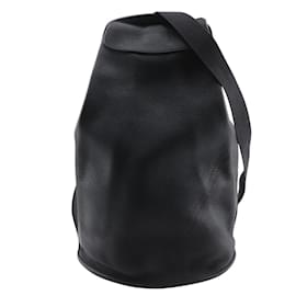 Hermès-Sac à épaule marine Sherpa Hermes-Noir