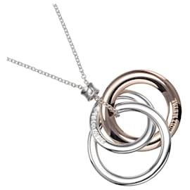 Tiffany & Co-Collier en cercle entrelacé Tiffany & Co. 1837-Argenté