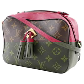 Louis Vuitton-Sac à épaule Saintonge Louis Vuitton-Marron,Rouge