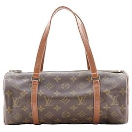 Louis Vuitton-Sac à main Louis Vuitton Papillon 30-Marron,Monogramme