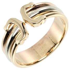 Cartier-Bague en or tricolore Cartier 2C-Autre