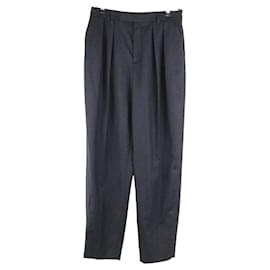Céline-Carot wool pants-Black
