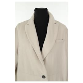 Autre Marque-Wool coat-Cream