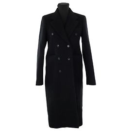 Balenciaga Black wool coat Black