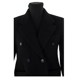 Balenciaga-Wool coat-Black