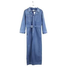 Dior-Cotton jumpsuit-Blue