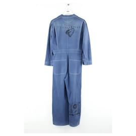 Dior-Combinaison en coton-Bleu