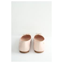 Chanel-Leather ballerinas-Pink