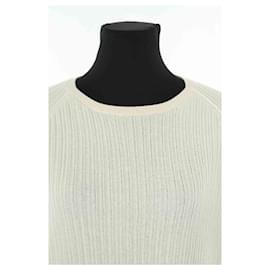 Chanel-Robe en cachemire-Blanc