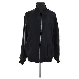 Saint Laurent Schwarze Jacke Schwarz