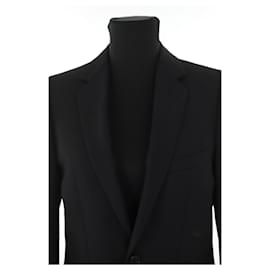 Céline-Blazer en laine-Noir