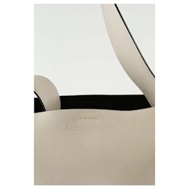 Acne-Musubi leather shoulder bag-Beige
