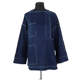 Acne Blaue Baumwolljacke Blau
