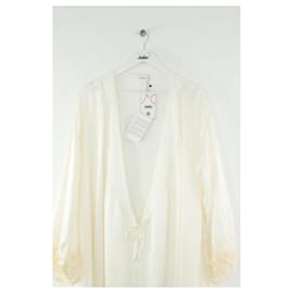 La Perla-Peignoir en soie-Blanc