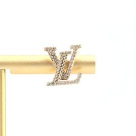 Louis Vuitton-Boucle d'oreille en métal doré Louis Vuitton-Doré