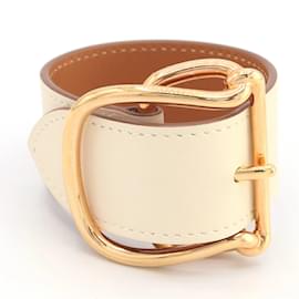 Hermès-Bracelet charm Hermes en cuir Swift-Autre