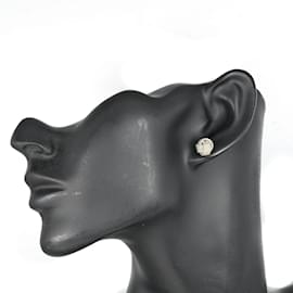 Tiffany & Co-Tiffany & Co. Silver Mesh Knot Stud Earrings-Silvery