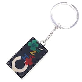 Chanel-Porte-clés Chanel A24850-Noir,Argenté