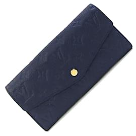 Louis Vuitton-Portefeuille long bi-fold Louis Vuitton en Celeste-Bleu clair