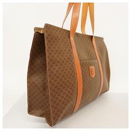 Céline-Celine Tote Bag Macadam Brown-Brown