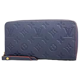 Louis Vuitton-Portefeuille long Louis Vuitton Monogram Empreinte Zippy-Rouge