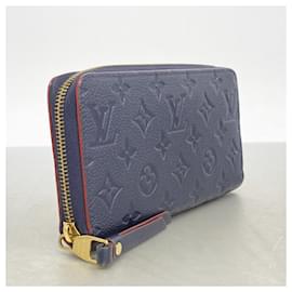 Louis Vuitton-Portefeuille long Louis Vuitton Monogram Empreinte Zippy-Rouge