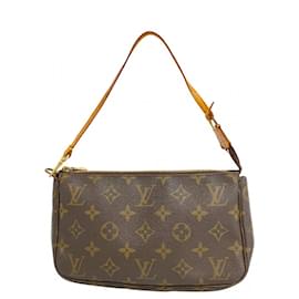 Louis Vuitton-Pochette Accessoires Monogram Louis Vuitton-Marron