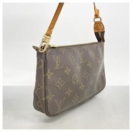Louis Vuitton-Pochette Accessoires Monogram Louis Vuitton-Marron