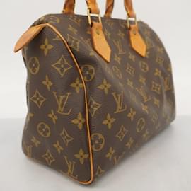 Louis Vuitton-Sac à main Louis Vuitton Monogram Speedy 25-Marron