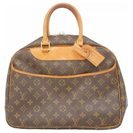 Louis Vuitton-Sac à main Deauville Monogram Louis Vuitton-Marron
