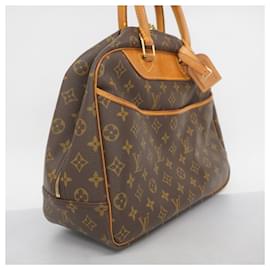 Louis Vuitton-Sac à main Deauville Monogram Louis Vuitton-Marron