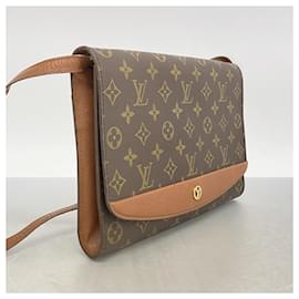 Louis Vuitton-Sac à épaule Monogram Louis Vuitton-Marron